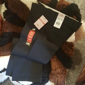 Dickies womens petite  straight leg work pants